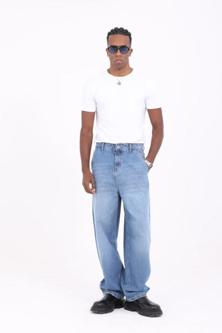 UNI-SEX Skater Light Blue Casual Jeans