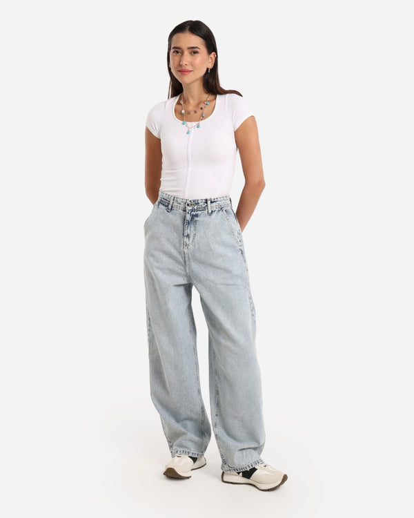 Skater Ice Blue Casual Jeans