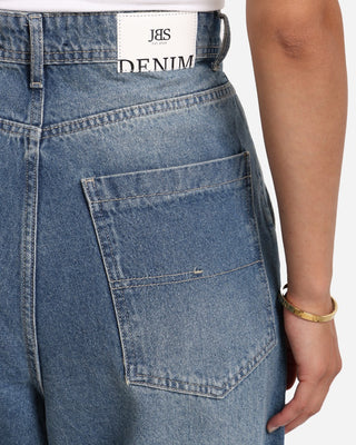UNI-SEX Skater Medium Blue Casual Jeans
