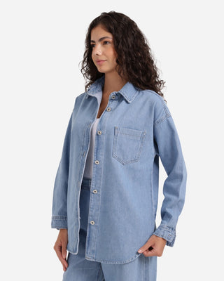 Blue Denim Shirt Casual Jeans