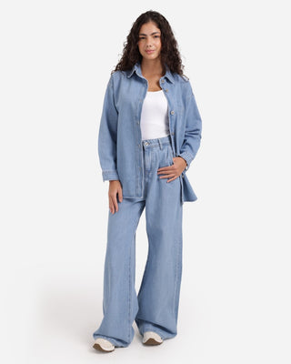 Blue Denim Shirt Casual Jeans