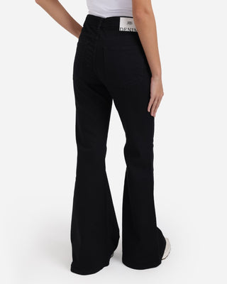 Flare fit Black Casual Jeans