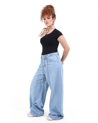 Mega Baggy With Belt Casual Jeans