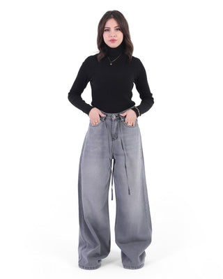 Mega Baggy With Belt Casual Jeans