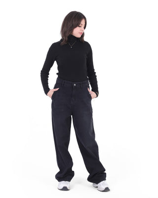 Skater Black Casual Jeans