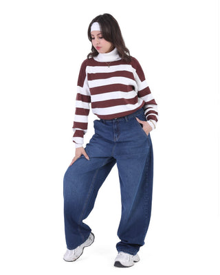 Skater Medium Blue Casual Jeans