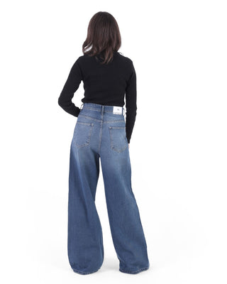 Mega Baggy Dirty Blue Casual Jeans