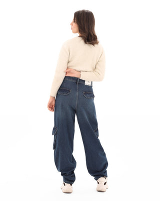 Balloon Fit Casual Jeans