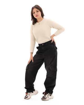 Balloon Fit Casual Jeans