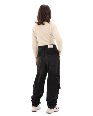 Balloon Fit Casual Jeans
