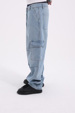 Cargo Fit Casual Jeans