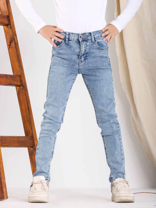 Skinny Light Blue Casual Jeans