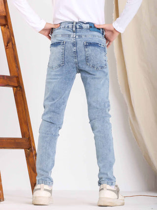 Skinny Light Blue Casual Jeans