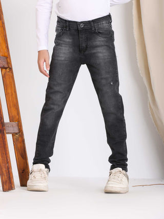 Skinny Dark Grey Casual Jeans