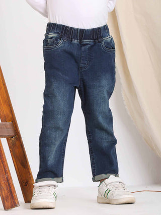 Slim Fit Navy Casual Jeans