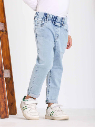 Slim Fit Light Blue Casual Jeans
