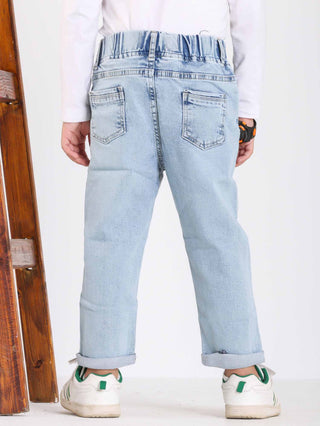 Slim Fit Light Blue Casual Jeans