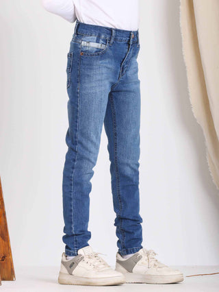 Skinny Blue Casual Jeans