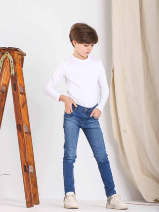 Skinny Blue Casual Jeans
