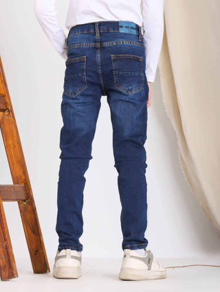 Skinny Dark Blue Casual Jeans