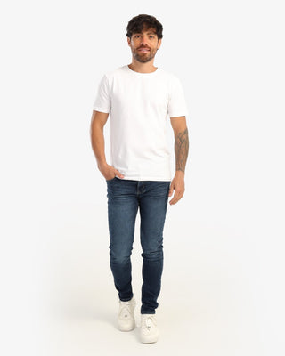 Skinny Fit Turbo Dark Blue Casual Jeans