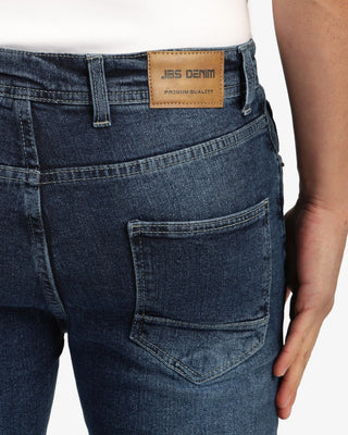 Skinny Fit Turbo Dark Blue Casual Jeans