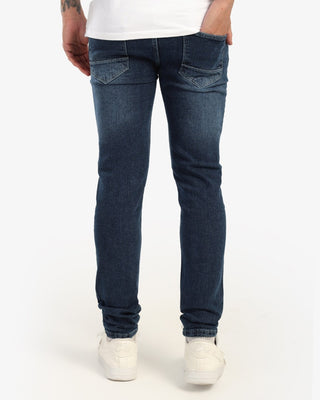 Skinny Fit Turbo Dark Blue Casual Jeans