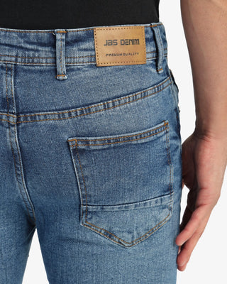 Skinny Fit Turbo Blue Casual Jeans