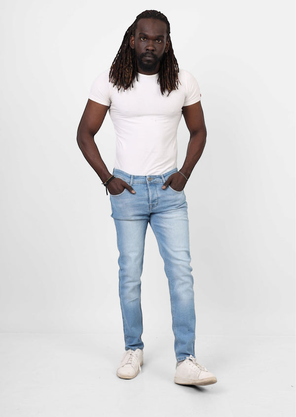 Skinny Fit Hero Ice Blue Casual Jeans