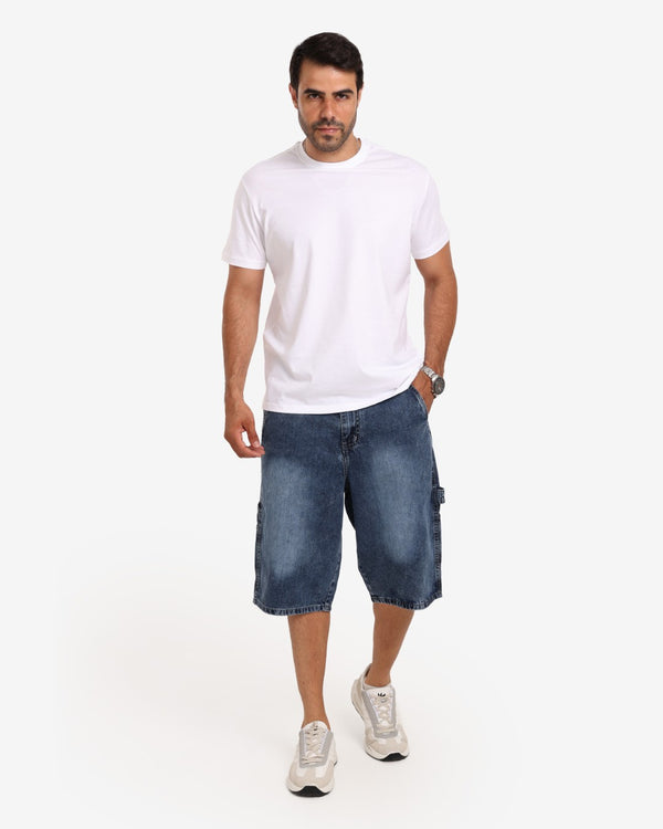 Carpenter Blue Short Casual Jeans