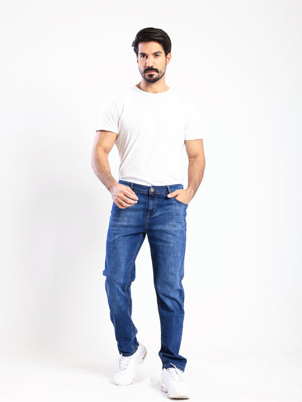 Slim Fit Blue Casual Jeans