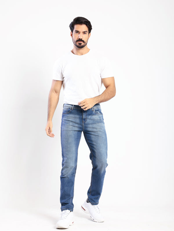 Slim Fit Light Blue Casual Jeans