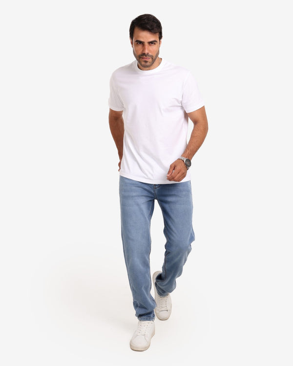 Slim Fit Light Blue Casual Jeans