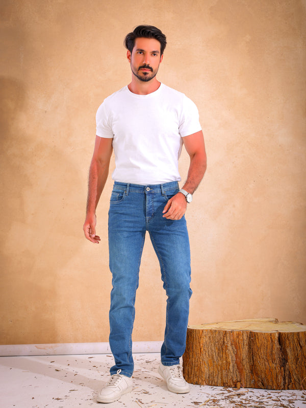 Slim Fit Rocky  Blue  Casual Jeans