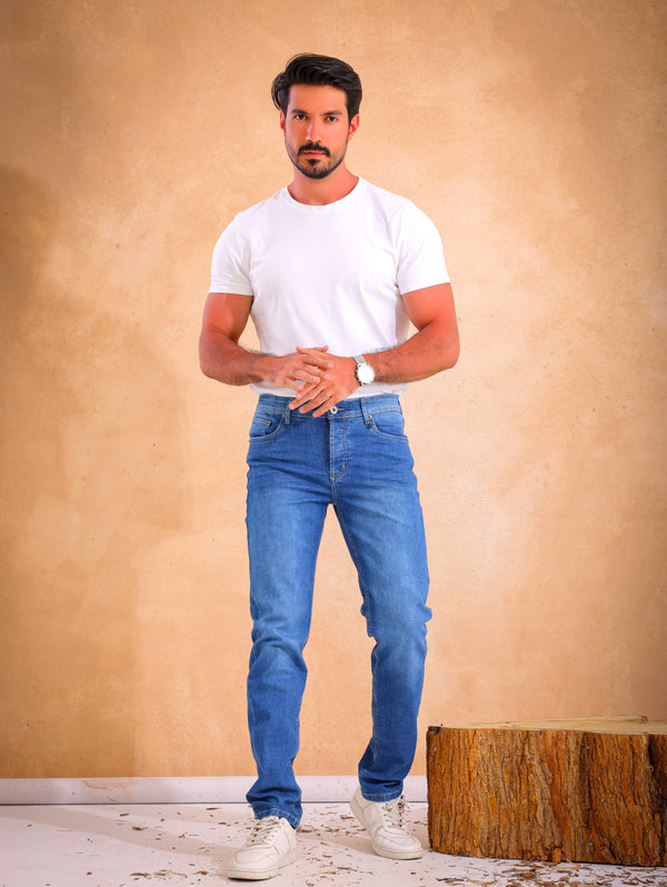 Slim Fit Rocky Light Blue  Casual Jeans