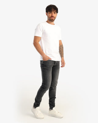 Skinny Fit Grey Casual Jeans