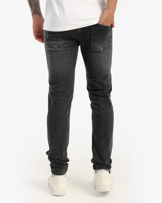Skinny Fit Grey Casual Jeans