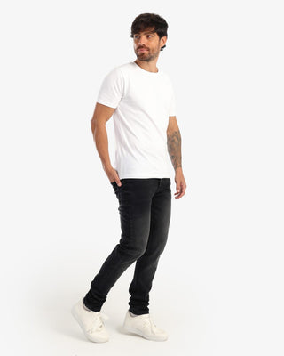 Skinny Fit Dark Grey Casual Jeans