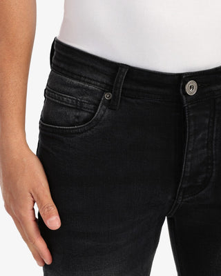 Skinny Fit Dark Grey Casual Jeans