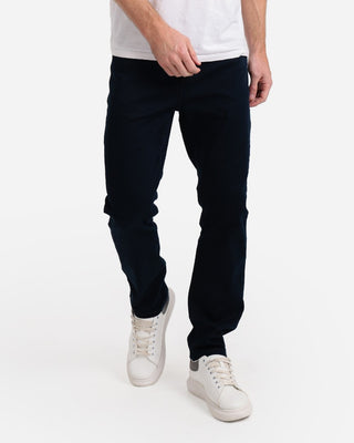 Slim Fit Navy Casual Gabardine