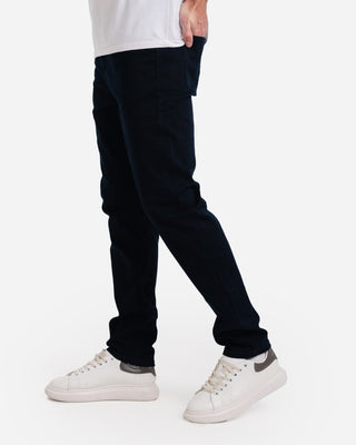 Slim Fit Navy Casual Gabardine