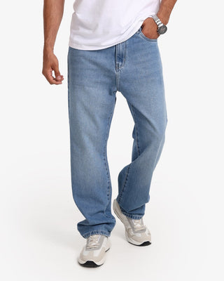Wide Leg Casual Jeans