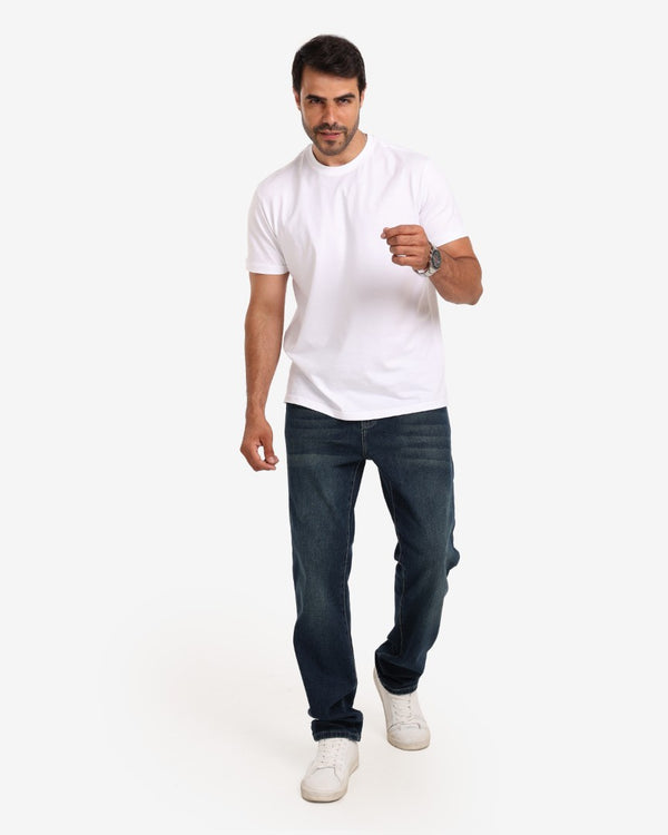 Slim Fit Dirty Blue Casual Jeans