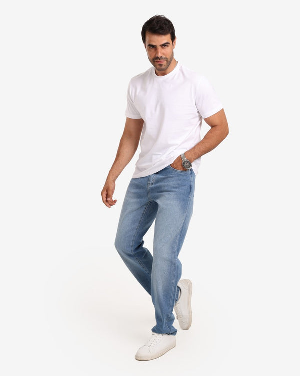 Slim Fit Light Blue Casual Jeans