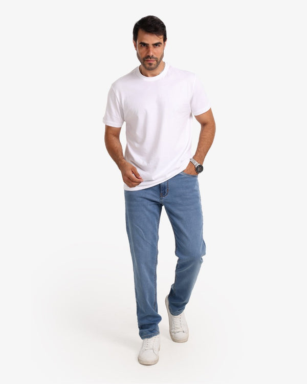 Slim Fit Blue Casual Jeans