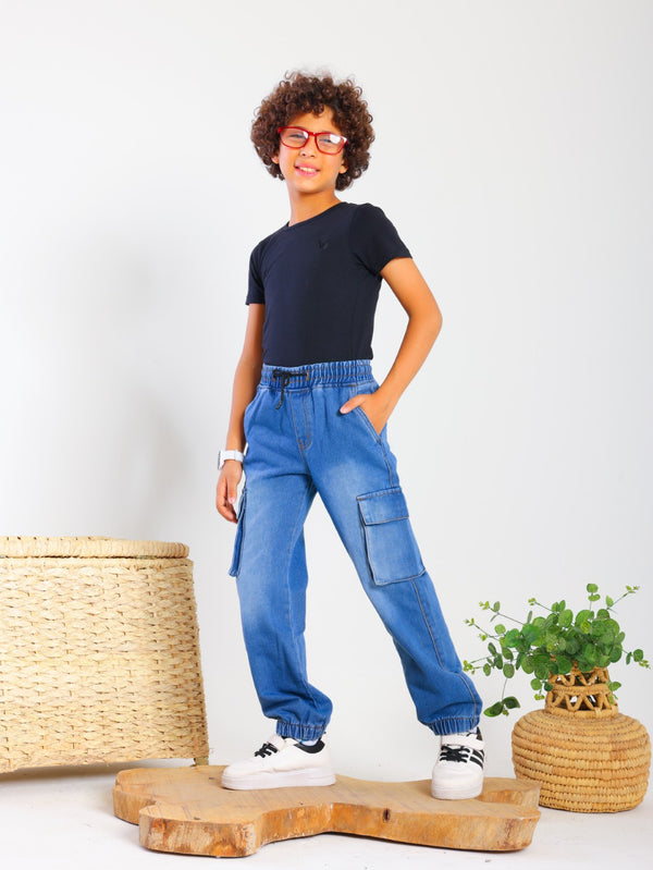 Baggy Light Blue Casual Jeans