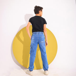 Baggy Light Blue Casual Jeans