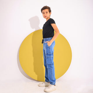 Baggy Light Blue Casual Jeans