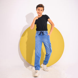 Baggy Light Blue Casual Jeans