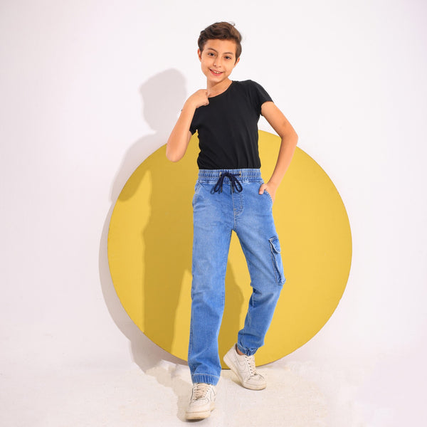Baggy Light Blue Casual Jeans